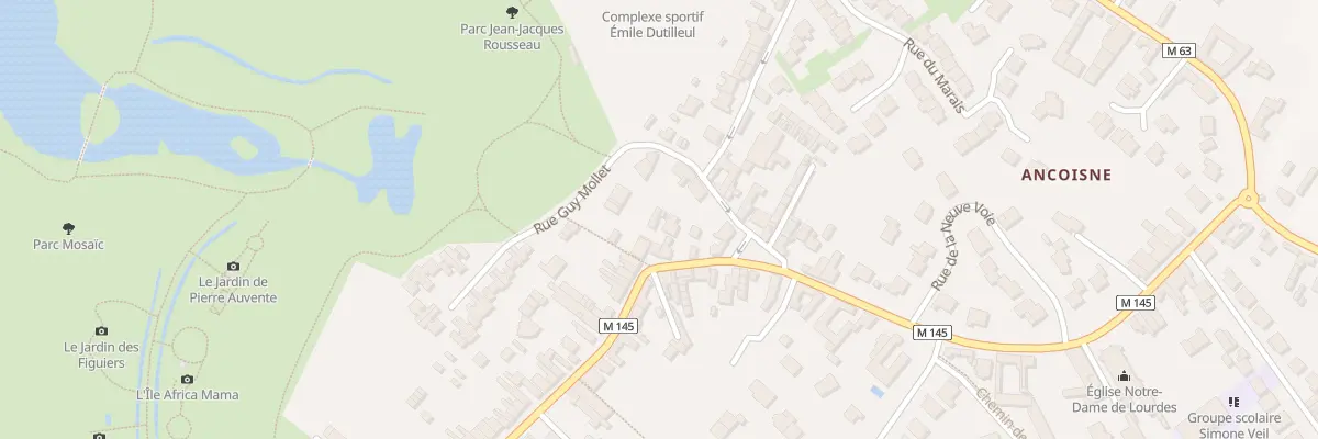 Plan du 50 Rue Jean Jaurès à Houplin-Ancoisne