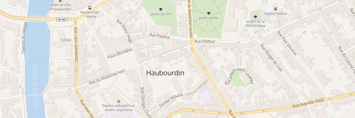 Plan du 30 Rue du Maréchal Foch à Haubourdin
