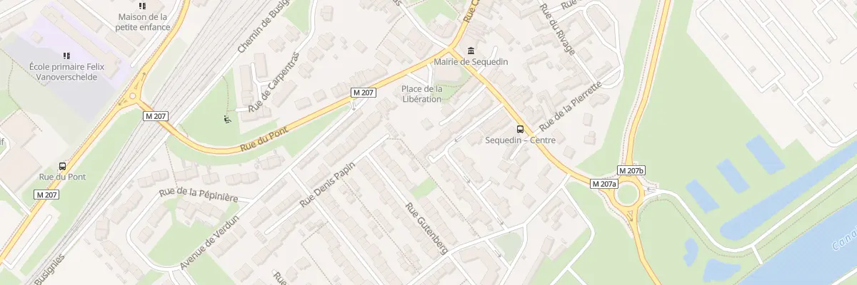 Plan du 12 Rue du Docteur C Guerin à Sequedin