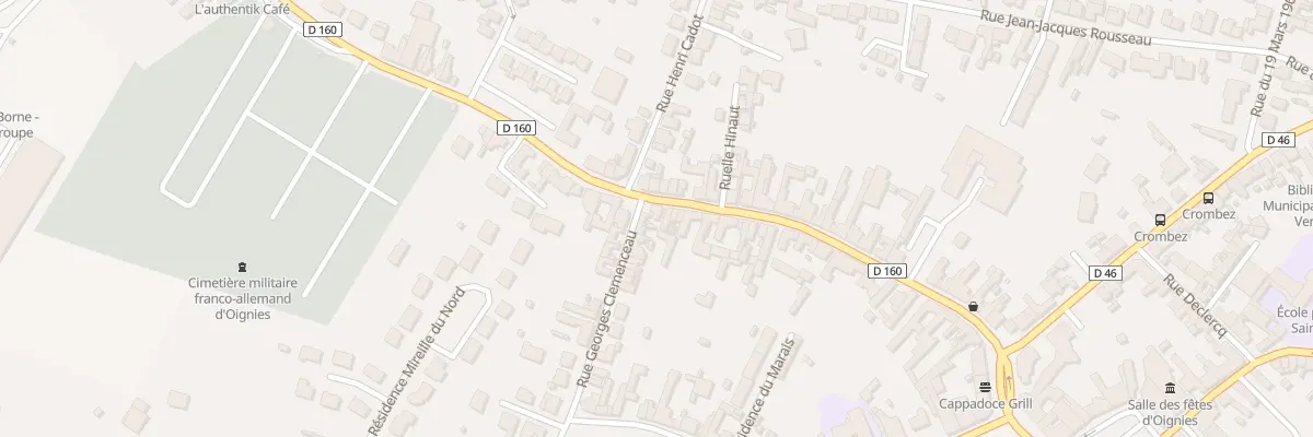 Plan du 61 Rue des 80 Fusillés à Oignies