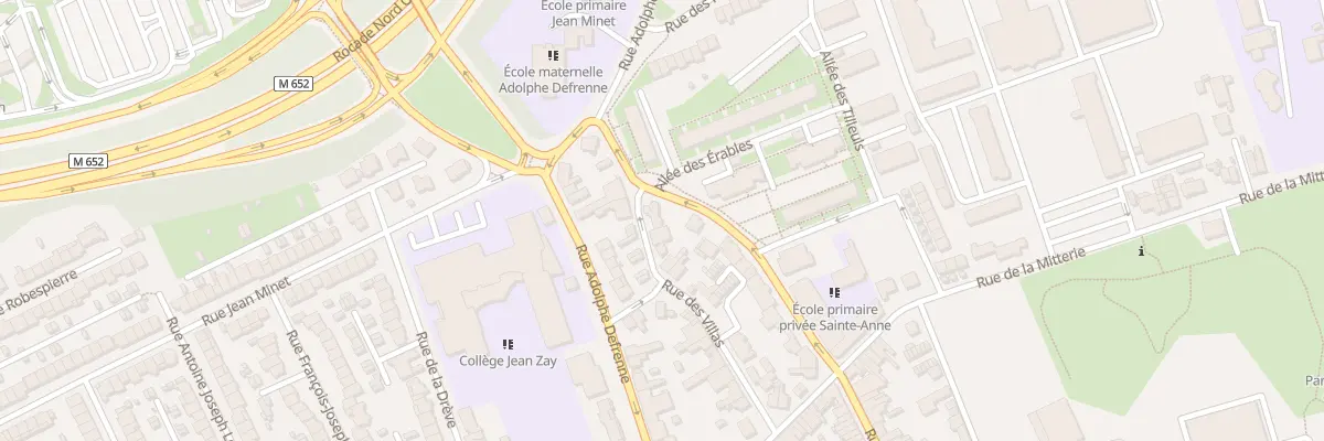 Plan du 18 Rue des Villas à Lille