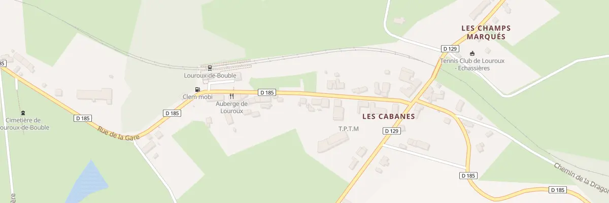 Plan du 24 Rue de la Gare à Louroux-de-Bouble