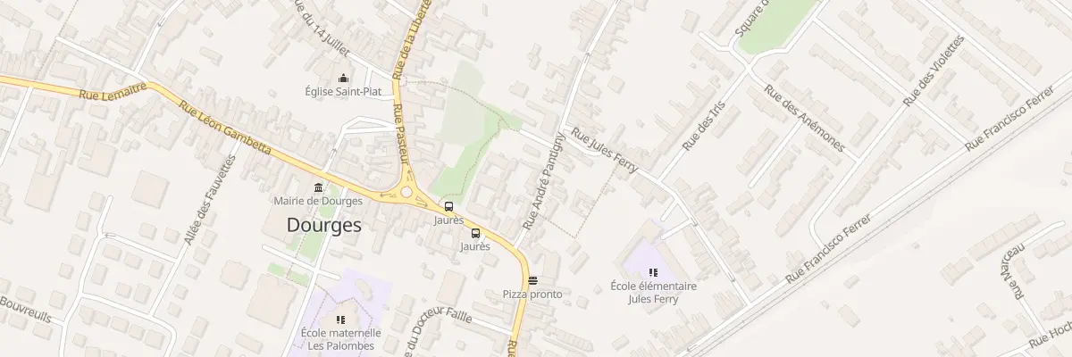 Plan du 3 Rue André Pantigny à Dourges