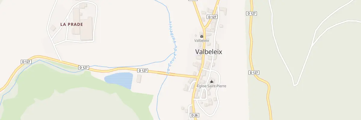Plan du 5049 Le Bourg à Valbeleix