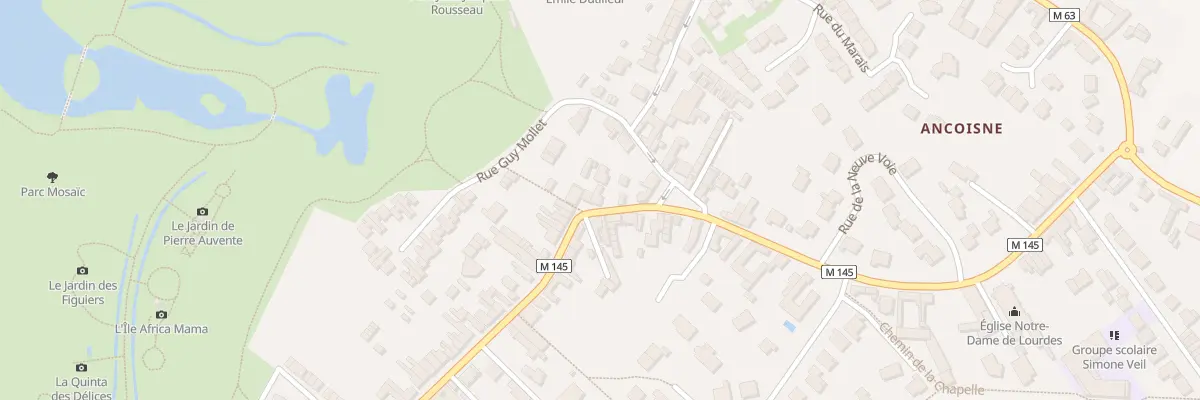 Plan du 44 Rue Jean Jaurès à Houplin-Ancoisne
