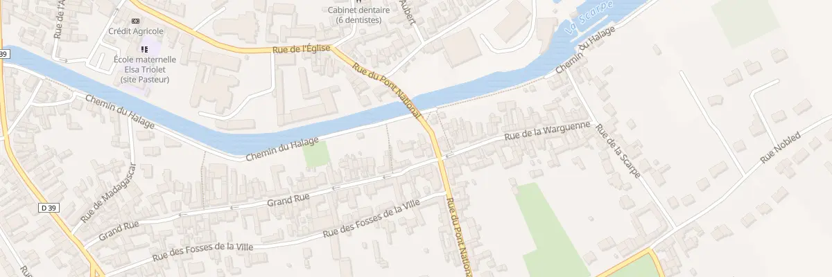 Plan du 79 Vc Grand Rue à Vitry-en-Artois
