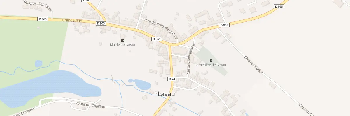 Plan du 3 Rte d’Arquian à Lavau
