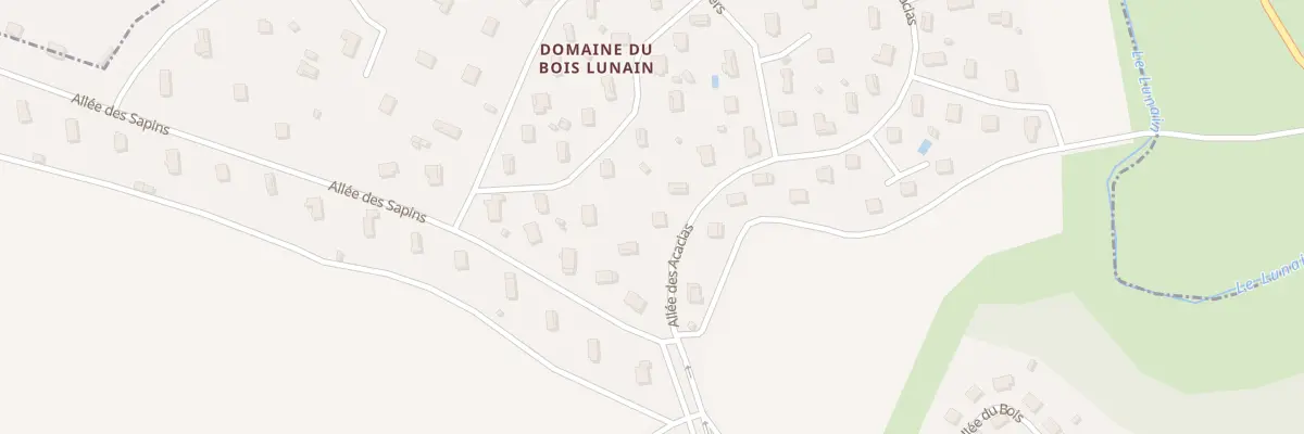 Plan du 3 All des Acacias à Chéroy