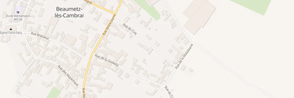 Plan du 6B Rue du Coq à Beaumetz-lès-Cambrai