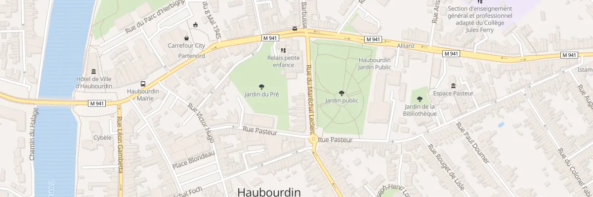 Plan du 6 Rue du Mal Leclerc à Haubourdin