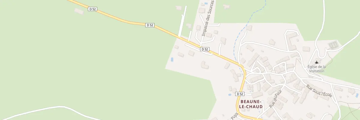 Plan du 7 Imp du Pre Neuf Vge Beaune à Saint-Genès-Champanelle