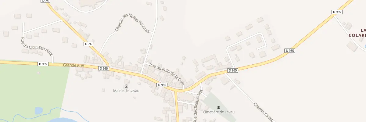 Plan du 61 Le Village à Lavau