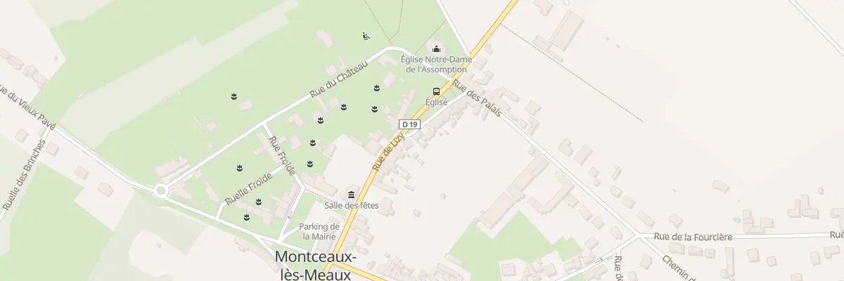Plan du 25 Rue de Lizy à Montceaux-lès-Meaux