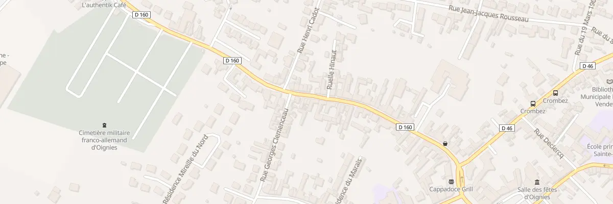 Plan du 55 Rue des 80 Fusillés à Oignies