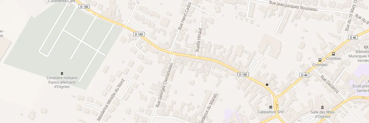 Plan du 53 Rue des 80 Fusillés à Oignies