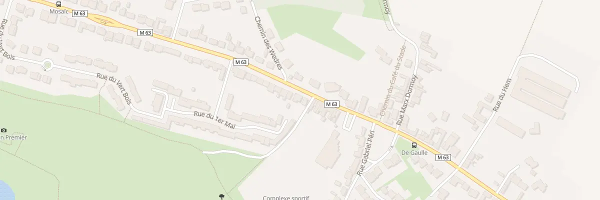 Plan du 25 Rue Guy Mocquet à Houplin-Ancoisne