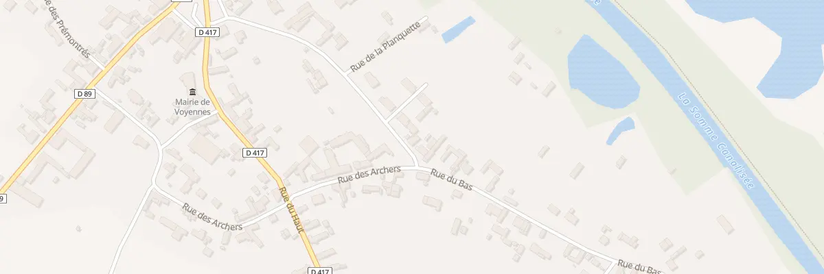 Plan du 21 Rue du Bas à Voyennes