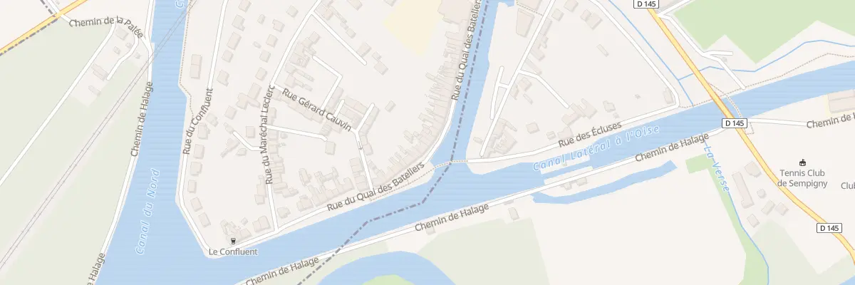 Plan du 230 Rue du Quai des Bateliers à Pont-l’Évêque