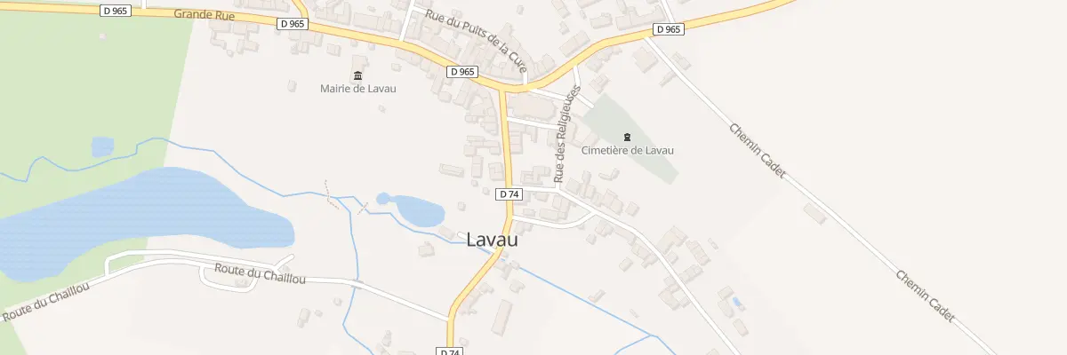 Plan du 80 Le Village à Lavau