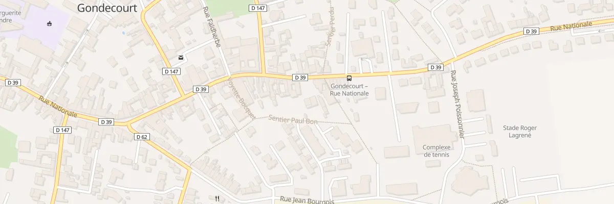 Plan du 49B Rue Nationale à Gondecourt