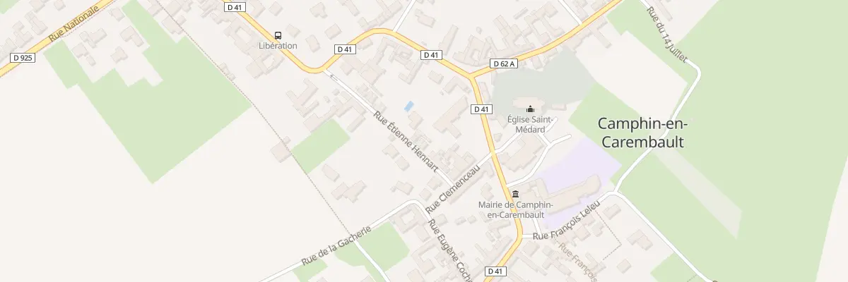 Plan du 13A Rue Etienne Hennart à Camphin-en-Carembault