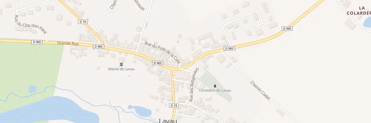 Plan du 16 Gr Grande Rue à Lavau
