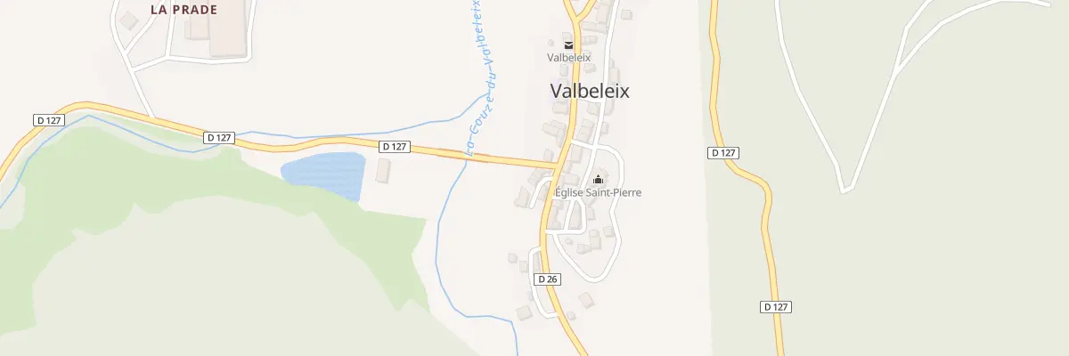 Plan du 5043 Valbeleix à Valbeleix