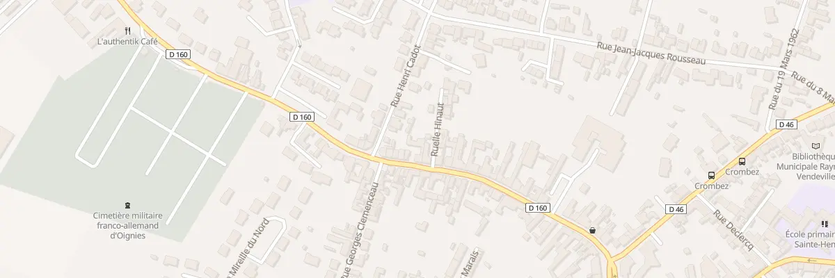 Plan du 46 Rue des 80 Fusillés à Oignies