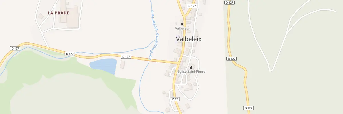 Plan du 5047 Valbeleix à Valbeleix
