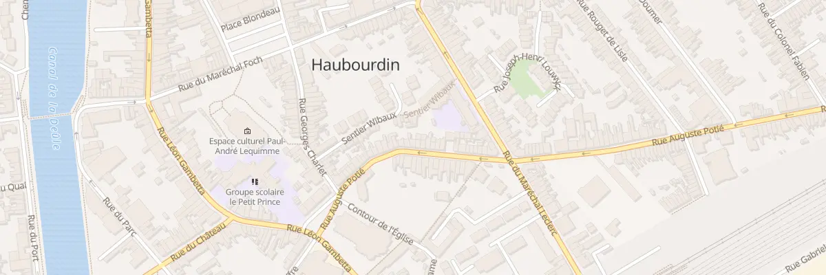 Plan du 35 Rue Auguste Potié à Haubourdin