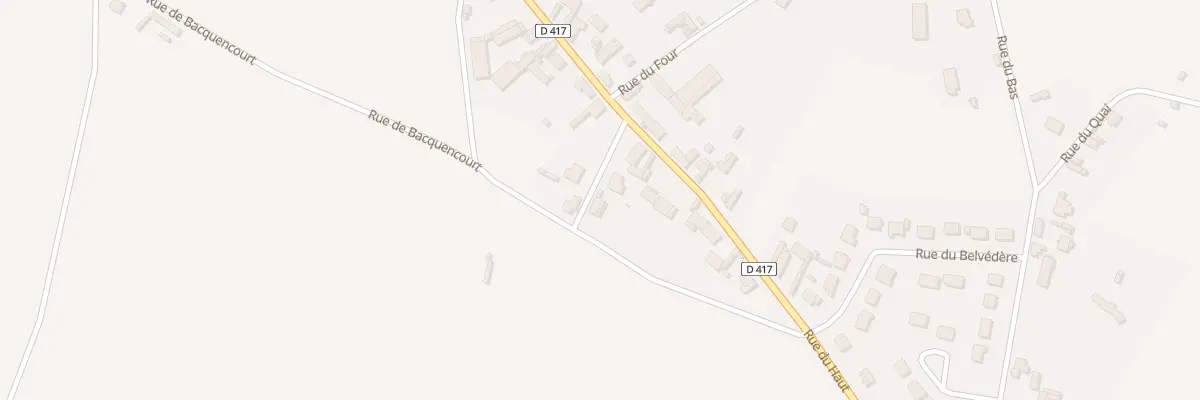 Plan du 3 Rue du Stade à Voyennes
