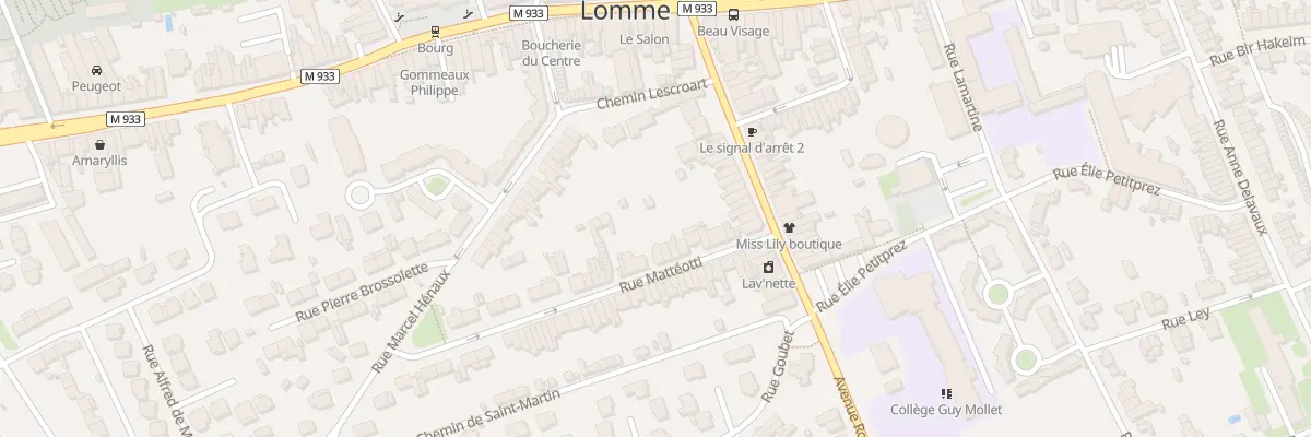 Plan du 16 Rue Matteotti Lomme à Lille