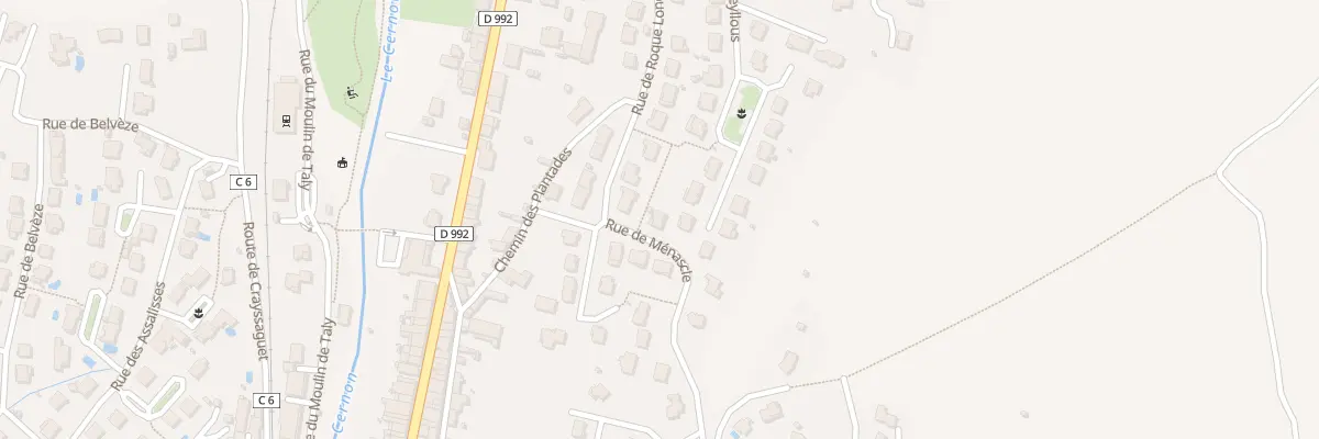 Plan du 1 Rue de Menascle à Saint-Georges-de-Luzençon