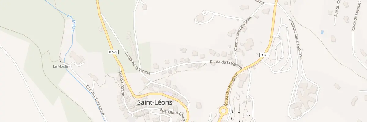 Plan du 5177 Saint Leons à Saint-Léons