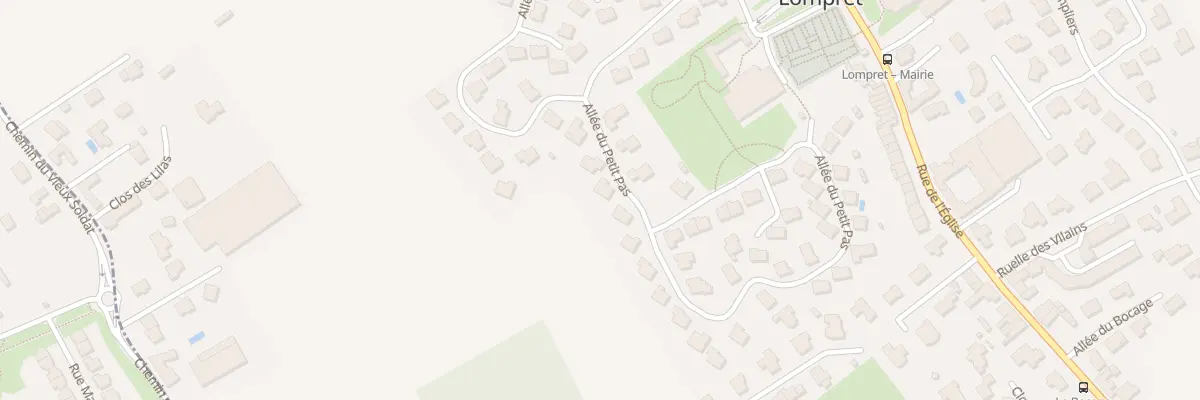 Plan du 6 All du Petit Pas à Lompret
