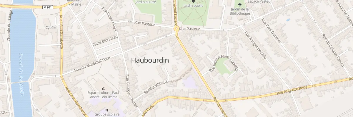 Plan du 40 Rue du Mal Leclerc à Haubourdin