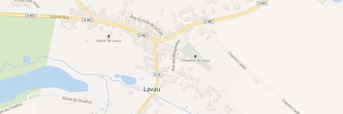 Plan du 9021 Rue des Religieuses à Lavau