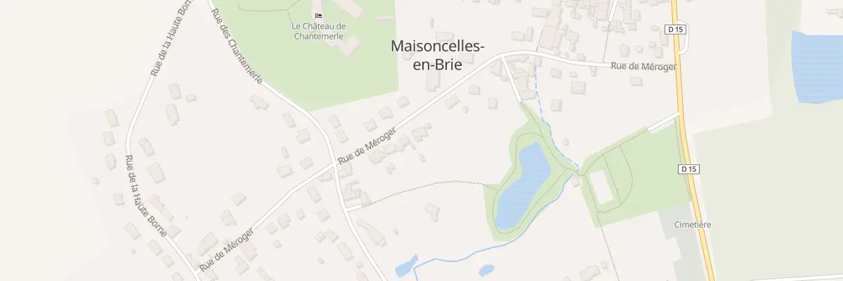Plan du 15 Rue de Méroger à Maisoncelles-en-Brie