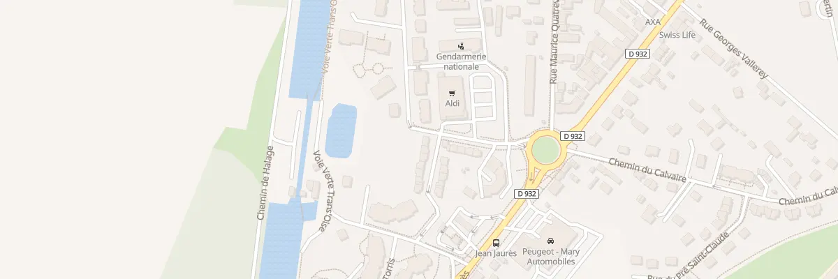 Plan du 100 Rue du 7e Rgt de Cuirassiers à Noyon