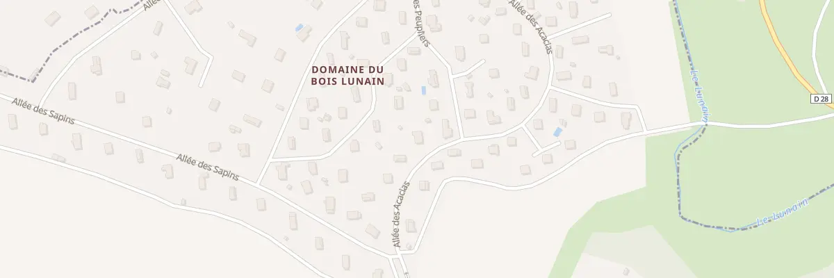 Plan du 7 All des Acacias à Chéroy