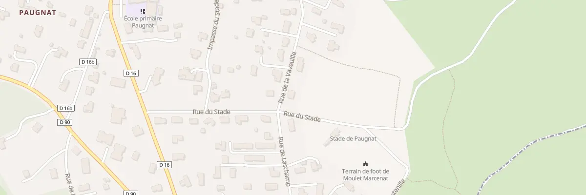 Plan du 9021 Rue de la Vaveuille - Paugnat à Charbonnières-les-Varennes