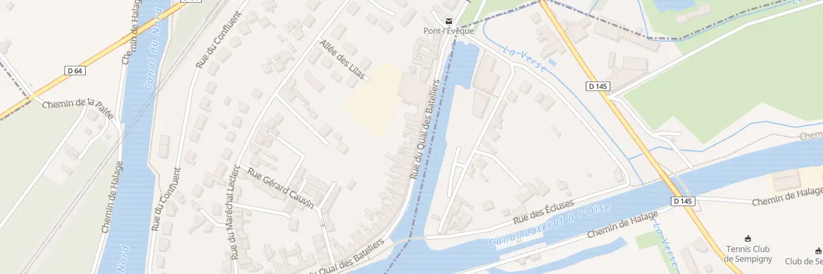 Plan du 130 Rue du Quai des Bateliers à Pont-l’Évêque
