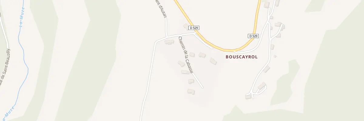 Plan du 5299 Bouscayrol à Saint-Léons