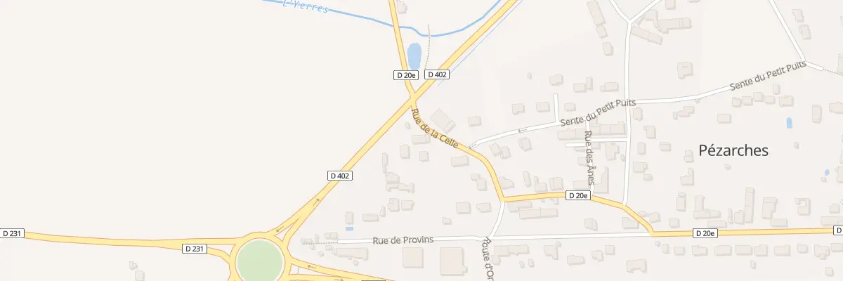 Plan du 4 Rue de la Celle à Pézarches