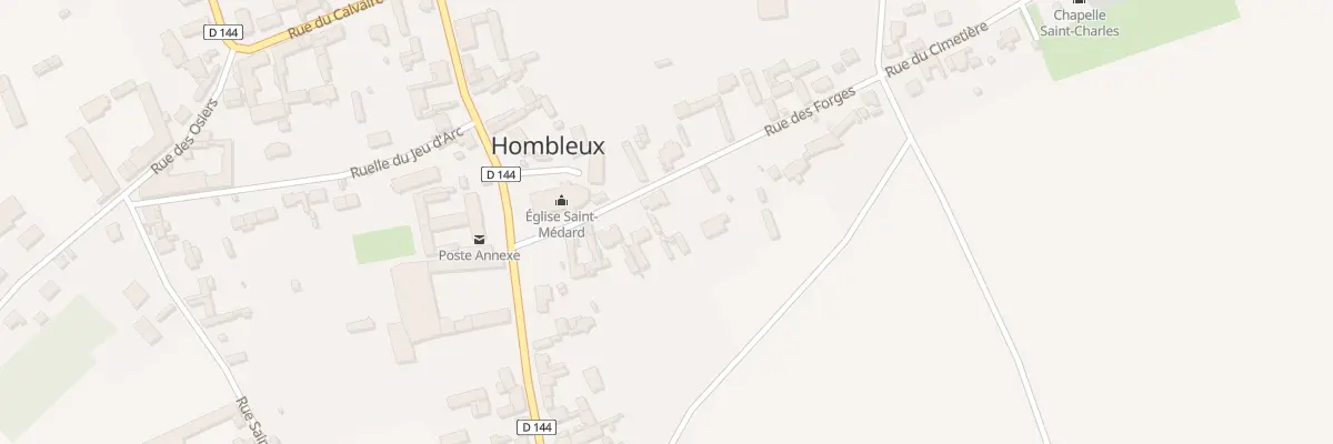 Plan du 10 Rue des Forges à Hombleux