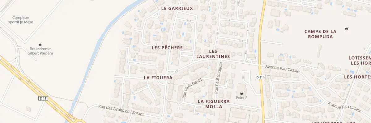 Plan du 12 Imp Dominique Ingres à Saint-Laurent-de-la-Salanque