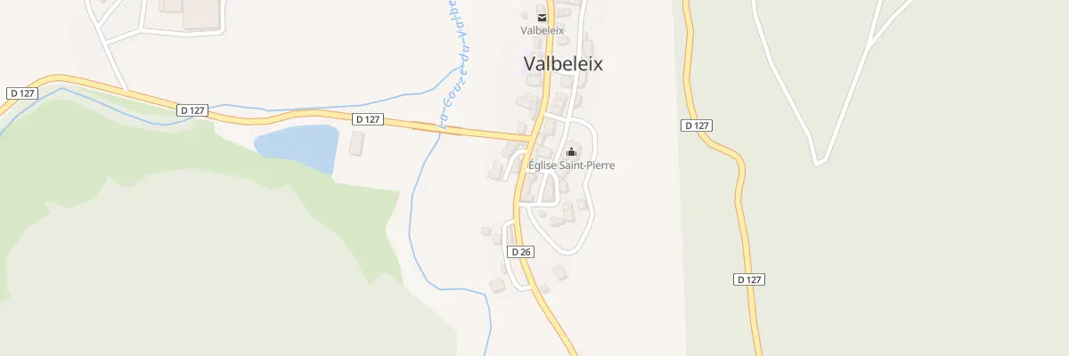 Plan du 5165 Valbeleix à Valbeleix