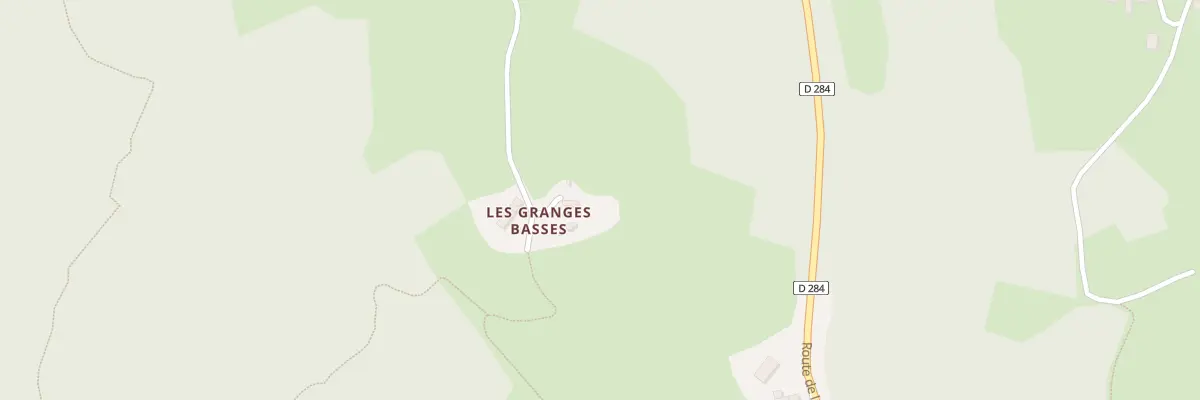 Plan du 5014A Les Granges Basses à Chouvigny