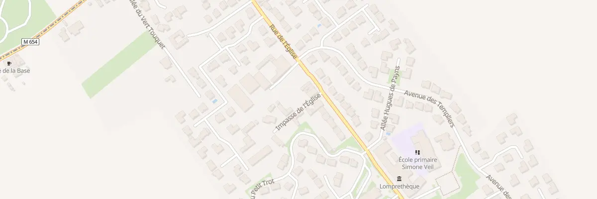 Plan du 87 Rue de l’Église à Lompret