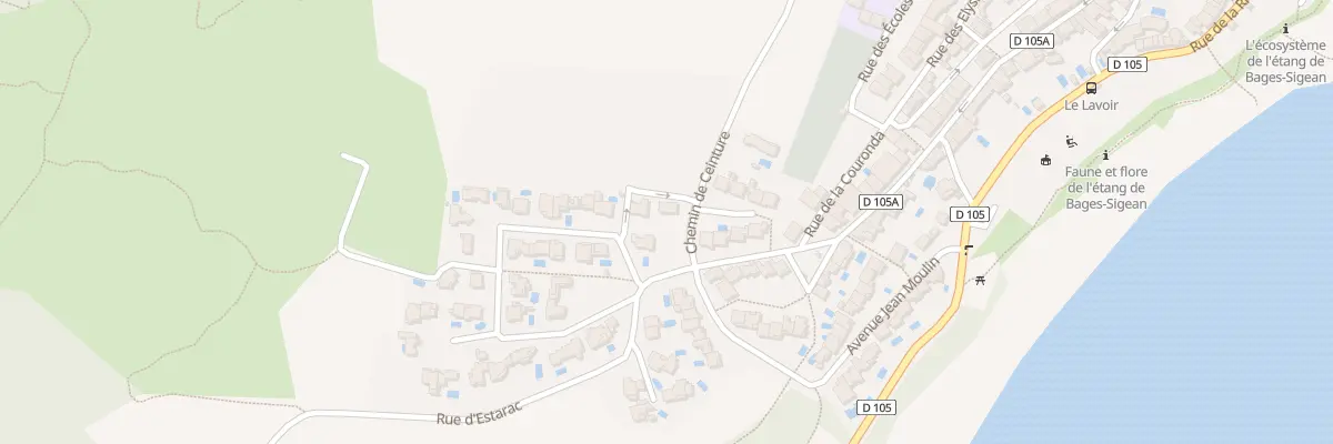 Plan du 38 Lot Le Village des Pêcheurs à Bages